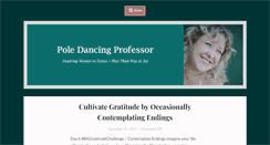 Desktop Screenshot of poledancingprofessor.com